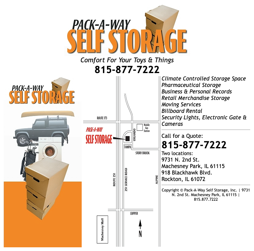 Pack-A-Way Self Storage business information
